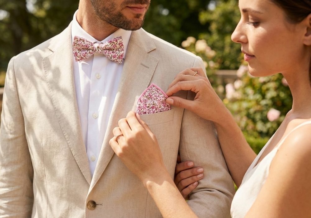 Clemanto - Ajustement Pochette De Costume Liberty