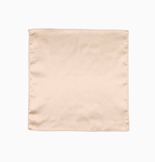 Pochette de Costume Beige Crème en Polyester