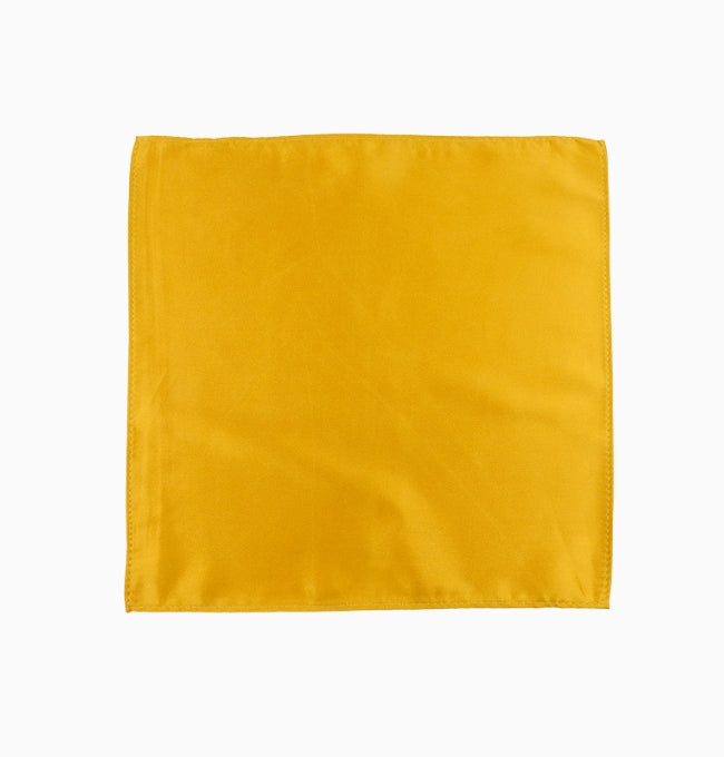 Pochette de Costume Doré en Polyester