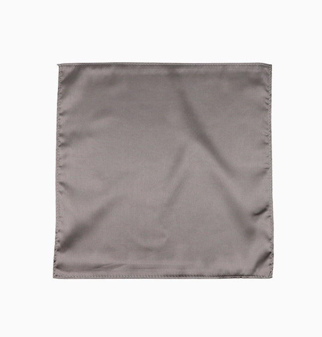 Pochette de Costume Gris Clair en Polyester