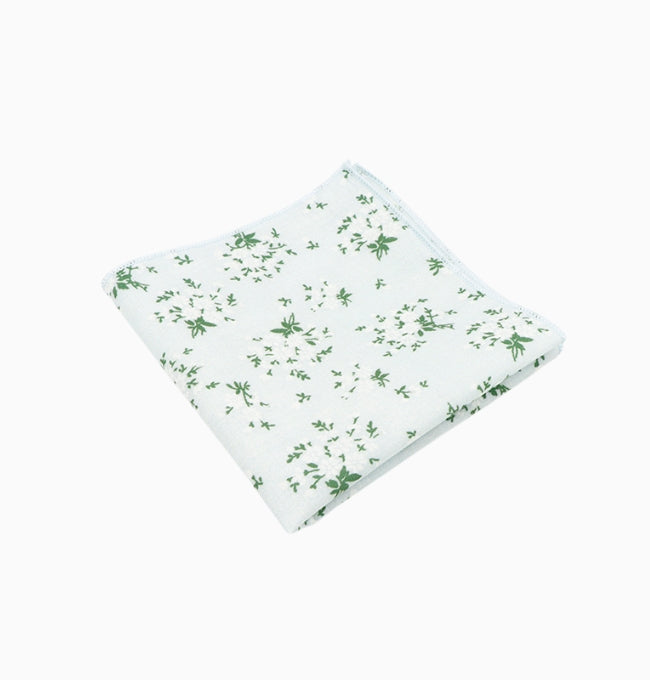 Pochette de Costume Liberty Bleu Ciel Cerinthe en Coton
