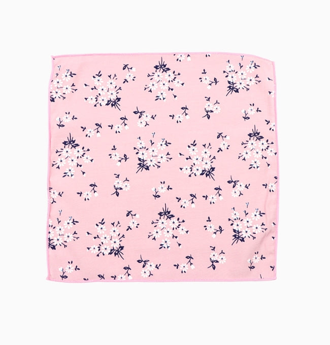 Pochette de Costume Liberty Rose Glaïeul en Coton