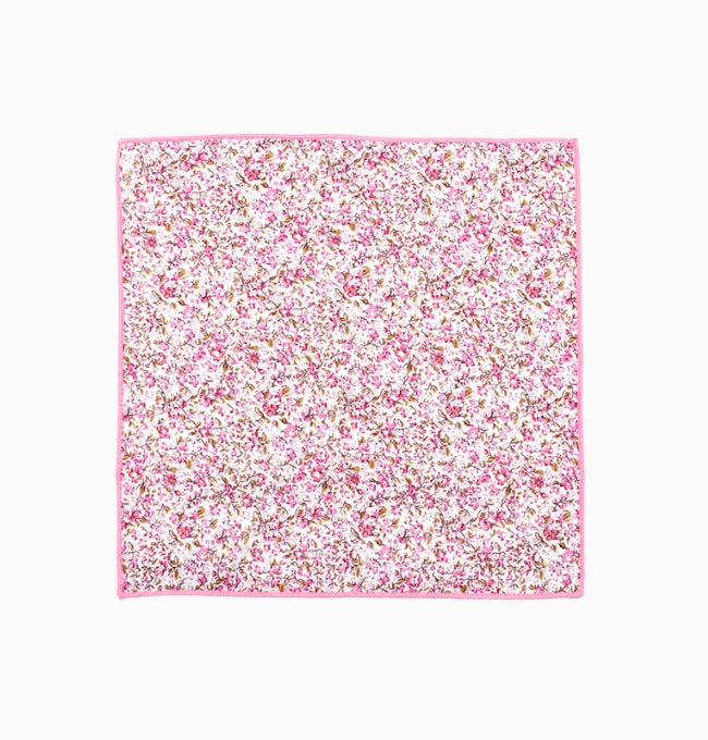 Pochette de Costume Liberty Rose Magnolia en Coton