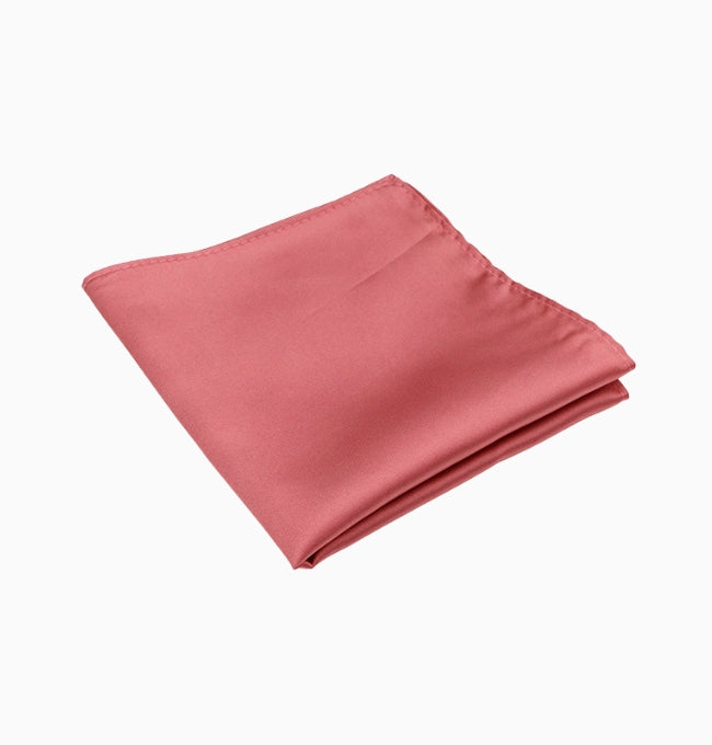 Pochette de Costume Rose Nude en Polyester