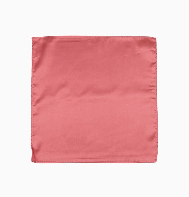 Pochette de Costume Rose Antique en Polyester