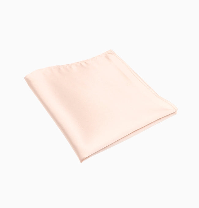 Pochette de Costume Rose Pâle en Polyester