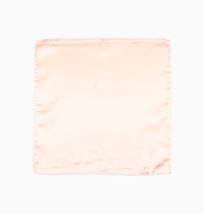 Pochette de Costume Rose Pâle en Polyester
