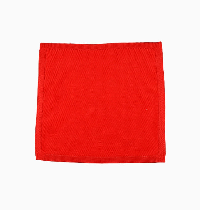 Pochette de Costume Terracotta Brûlé en Tricot