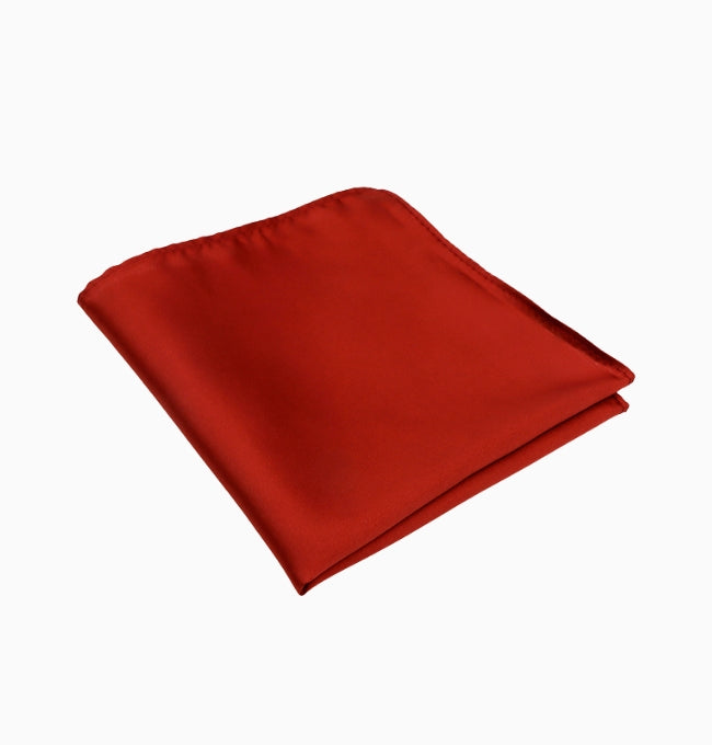 Pochette de Costume Terracotta Brun en Polyester