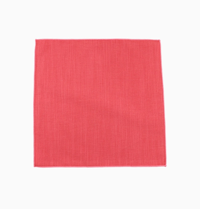 Pochette de Costume Terracotta en Coton