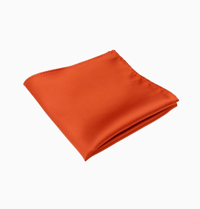 Pochette de Costume Terracotta en Polyester