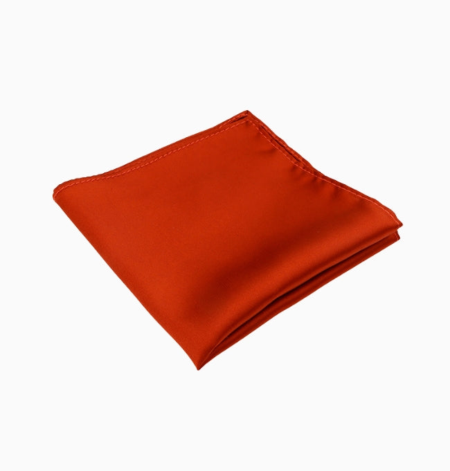 Pochette de Costume Terracotta Terre en Polyester