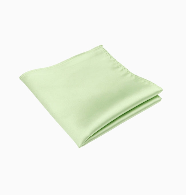 Pochette de Costume Vert d'Eau en Polyester