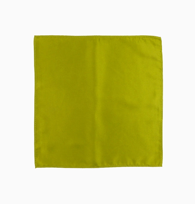 Pochette de Costume Vert Olive en Polyester