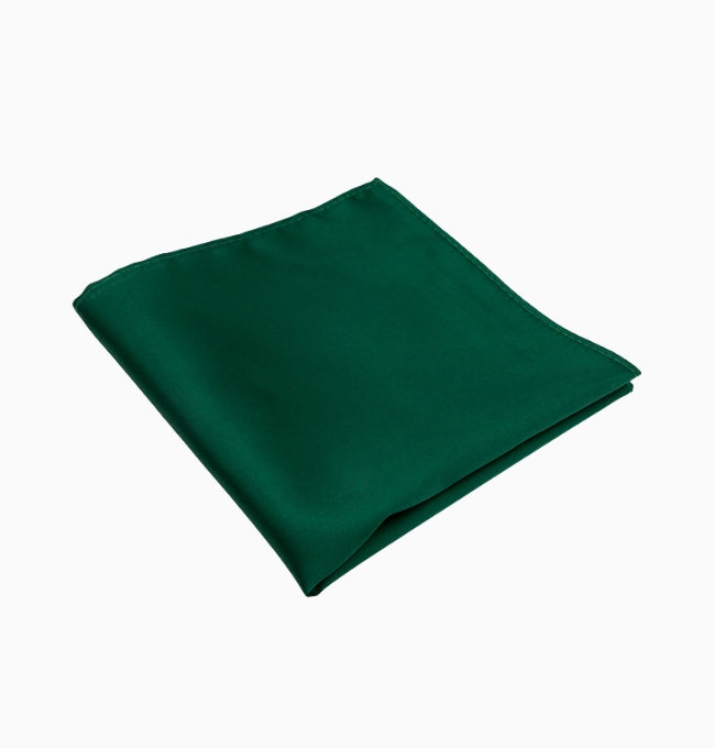 Pochette de Costume Vert Sapin en Polyester