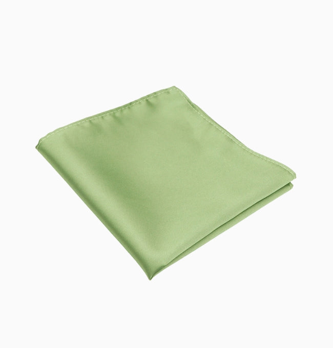 Pochette de Costume Vert Sauge en Polyester